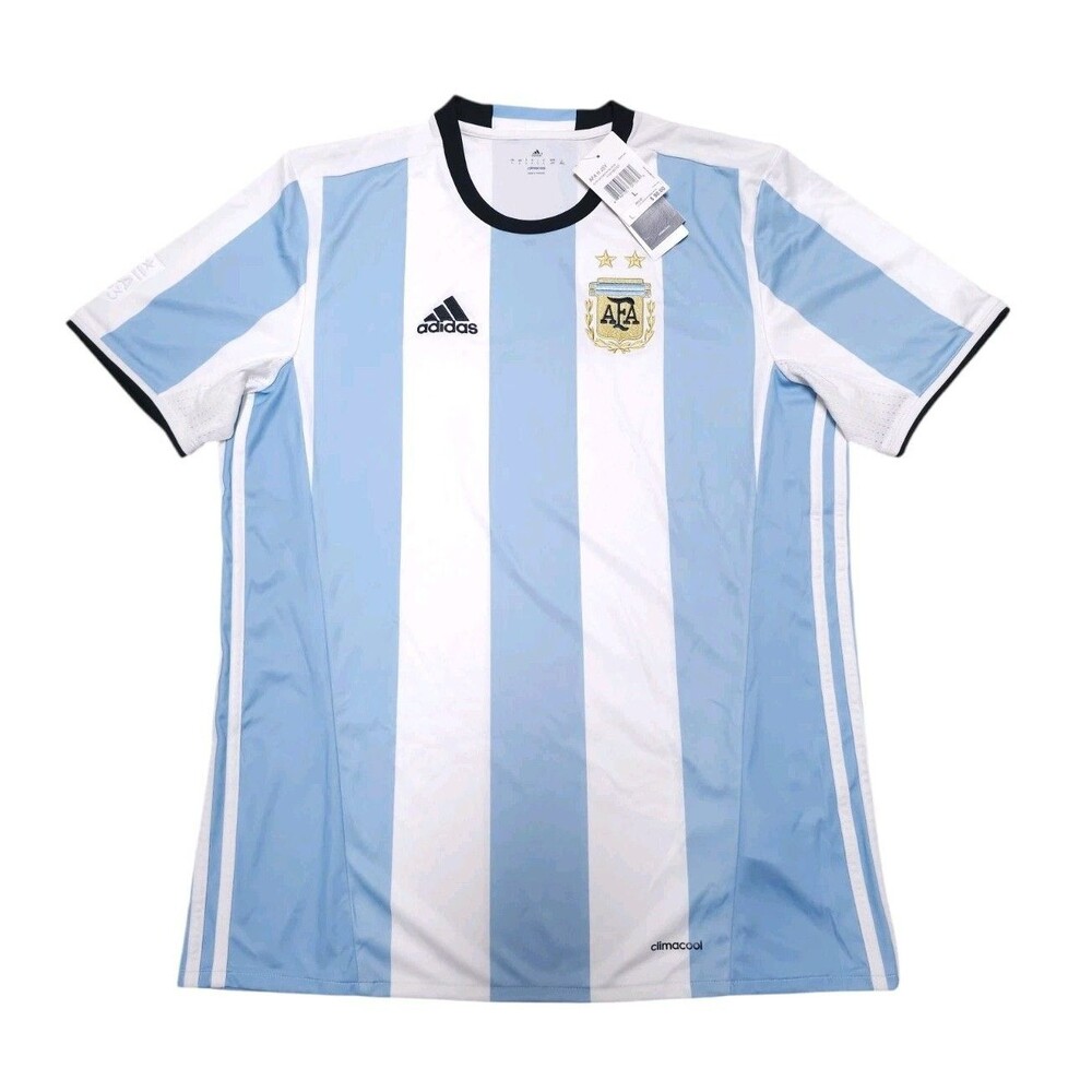 Adidas Argentina La Albiceleste 2016 17 Soccer Football Mens Jersey AH5144 Large